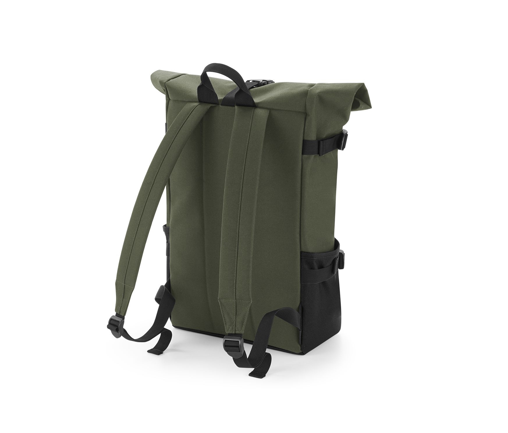 BLOCK ROLL-TOP BACKPACK